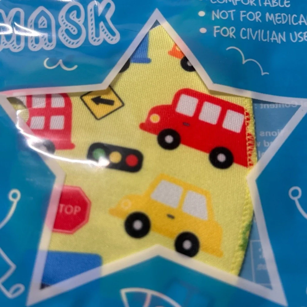 Fashion Kids Face Mask Reusable & Washable